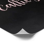 Halloween Hekel Baby Shower Welkom Bord Poster (Hoek)