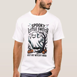 Halloween Hekenshirt Vintage Geest Humor Design_1 T-shirt
