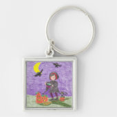 Halloween heks 3 premium sleutelhanger (Voorkant)