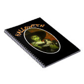 Halloween heks and Flying Monkey Notitieboek (Rechterzijde)