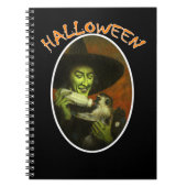 Halloween heks and Flying Monkey Notitieboek (Voorkant)