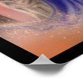 Halloween heks and wolf van Renee Lavoie Poster (Hoek)