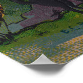 Halloween heks black cat owl decor poster (Hoek)