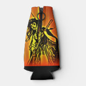 Halloween Heks Brew Fles Flesjeskoeler (Achterkant)