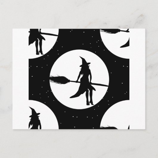 halloween heks briefkaart (Voorkant)