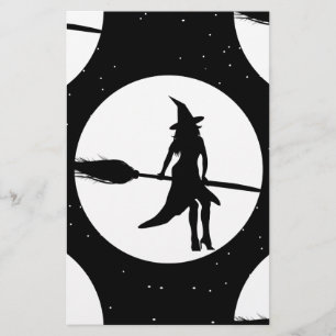 halloween heks briefpapier