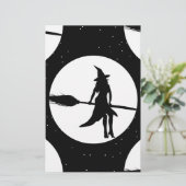 halloween heks briefpapier (Staand voorkant)