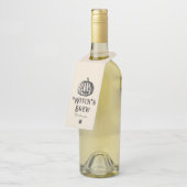 Halloween Heks Brouwfles  pompoen Flessenhanger (Schuin)