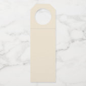 Halloween Heks Brouwfles  pompoen Flessenhanger (Achterkant)