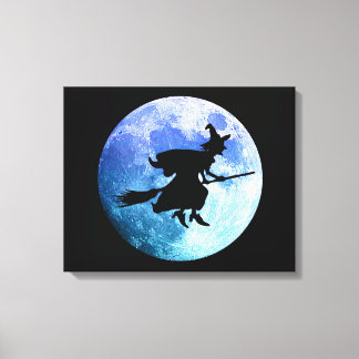 Halloween Heks Canvas Afdruk