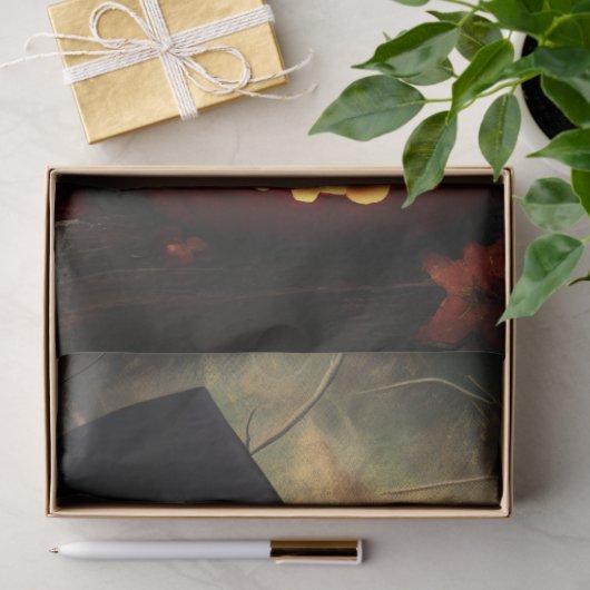 Halloween Heks Cat 3 Decoupage Papier (Geschenk)