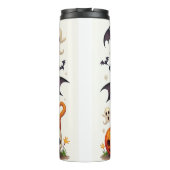 Halloween heks Cat Thermal Tumbler Thermosbeker (Achterkant)