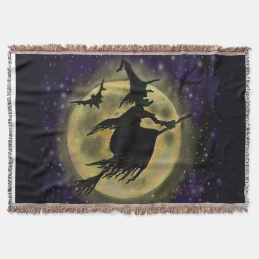 Halloween Heks Deken (Voorkant)