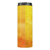 Halloween heks die op een broomstick vliegt thermosbeker (Achterkant)