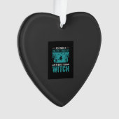 Halloween Heks DNA Test Ontwerp Ornament (voorkant)