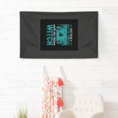Halloween Heks DNA-test ontwerp Spandoek (Insitu)