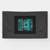 Halloween Heks DNA-test ontwerp Spandoek (Horizontaal)