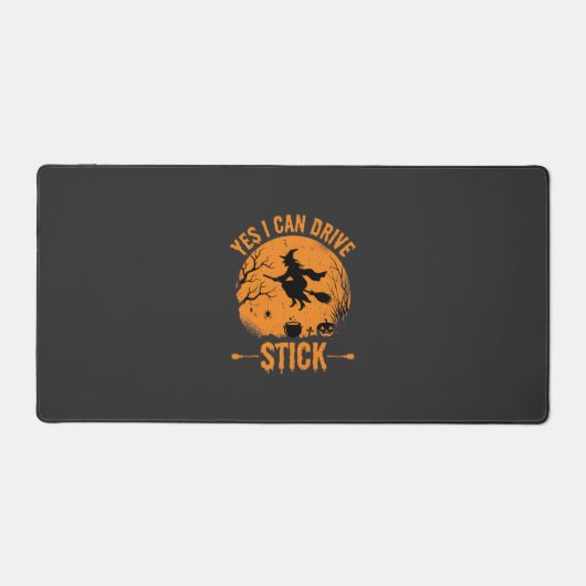 Halloween Heks Drive Stick Grafisch_1 Bureaumat (Voorkant)