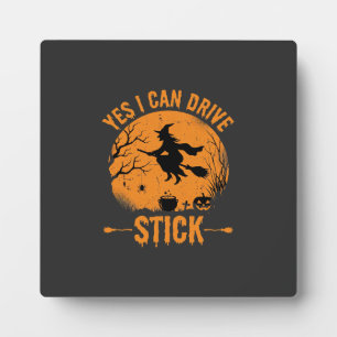 Halloween Heks Drive Stick Grafisch_1 Fotoplaat