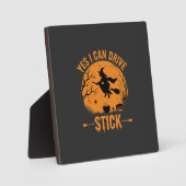Halloween Heks Drive Stick Grafisch_1 Fotoplaat (Voorkant)