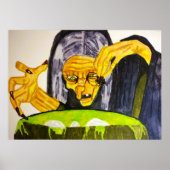 HALLOWEEN HEKS EN HAAR KETEL POSTER (Voorkant)