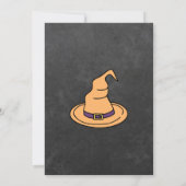 Halloween heks en pompoen vrijgezellenfeest kaart (Achterkant)
