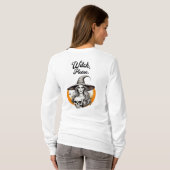 Halloween Heks en Skeleton Heks alsjeblieft T-shirt (Achterkant volledig)