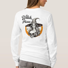 Halloween Heks en Skeleton Heks alsjeblieft T-shirt