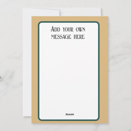 Halloween heks en uil Feestdagenkaart (Achterkant)