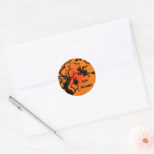 Halloween heks en uil Halloween Stickers (Envelop)