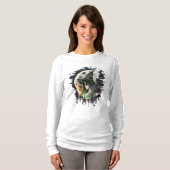Halloween Heks en Vollemaan T-shirt (Voorkant volledig)