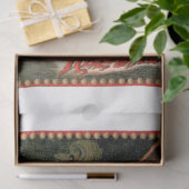 Halloween-heks en zwarte kat Tissuepapier (Geschenk)