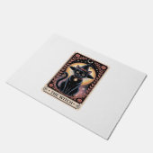 Halloween Heks Esthetische Kat Liefhebbers Gotisch Deurmat (Schuin)