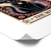 Halloween Heks Esthetische Kat Liefhebbers Gotisch Poster (Hoek)