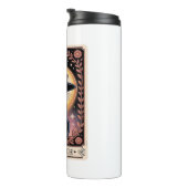 Halloween Heks Esthetische Kat Liefhebbers Gotisch Thermosbeker (Geroteerd rechts)