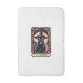 Halloween Heks Esthetische Kattenliefhebbers Gothi Badmat (Voorkant Verticaal)