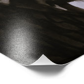 HALLOWEEN HEKS GEEFT HET KWADE OOG FOTO AFDRUK (Hoek)