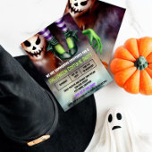 Halloween Heks Ghost Kostuum Feest Kaart