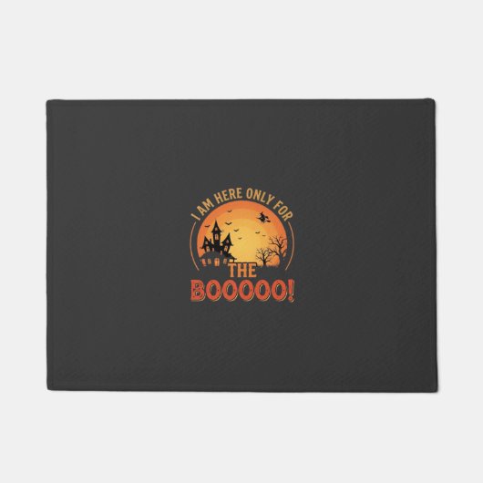 Halloween Heks Griezelen Huis Boe Design_1 Deurmat (Voorkant)