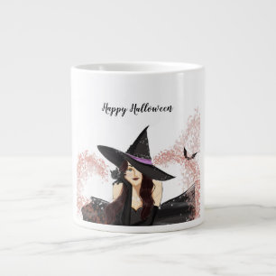 Halloween, heks grote koffiekop