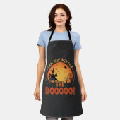 Halloween Heks Heeft Huis Boe Design_1 Schort (Gedragen)