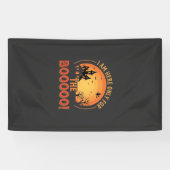 Halloween Heks Heeft Huis Boe Design_1 Spandoek (Horizontaal)
