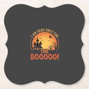 Halloween Heks Heeft Huis Boo Design_1 Kartonnen Onderzetters
