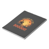 Halloween Heks Heeft Huis Boo Design_1 Notitieblok (Linkerzijde)