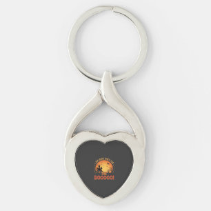 Halloween Heks Heeft Huis Boo Design_1 Sleutelhanger
