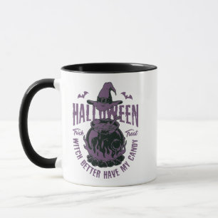 Halloween - "Heks heeft mijn Snoep" Mok