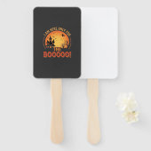 Halloween Heks Heksenhuis Boe Design_1 Handwaaier (Voorkant en achterkant)