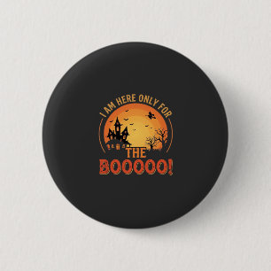 Halloween Heks Heksenhuis Boe Design_1 Ronde Button 5,7 Cm
