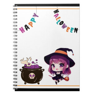 Halloween/heks/herfst/oktober Notitieboek