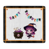 Halloween/heks/herfst/oktober Snijplank (Voorkant)